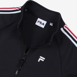 Fila Track Top - Tytön Verryttelypuvut - Mustat | FI-82494